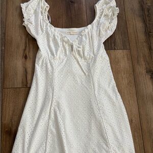 Aeropostale White Eyelet Top